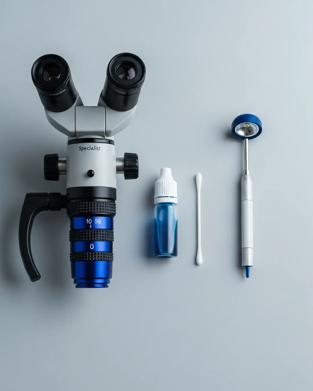 MFE specialist diagnostic kit during a trauma evaluation